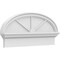 Ekena Millwork Elliptical 3 Spoke Architectural Grade PVC Combination Pediment, 32"W x 14-7/8"H x 2-3/4"P PEDPC032X150ELL03 - alternate 1